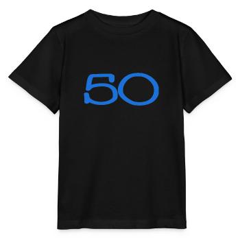 50. 50 ANS. 50e ANNIVERSAIRE. ANNIVERSAIRE 50 ANS. - T-shirt bio MINI CREATOR Stanley/Stella Enfant - noir - Devant - Mikhail (115cm)