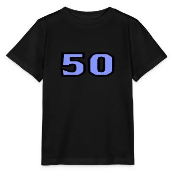 50. 50 ANS. 50e ANNIVERSAIRE. ANNIVERSAIRE 50 ANS. - T-shirt bio MINI CREATOR Stanley/Stella Enfant - noir - Devant - Mikhail (115cm)