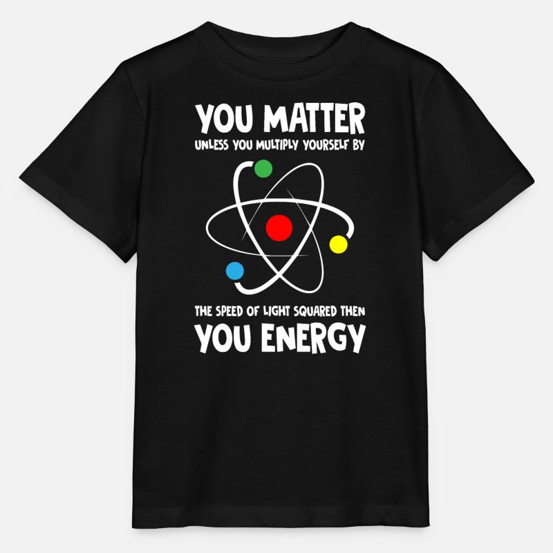 Citation scientifique - T-shirt bio MINI CREATOR Stanley/Stella Enfant - noir
