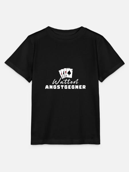 Watten Angstgegner - Stanley/Stella Kinder T-Shirt MINI CREATOR  - Schwarz
