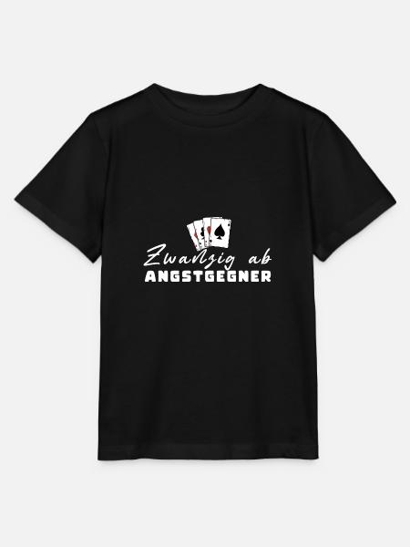 Zwanzig ab Angstgegner - Stanley/Stella Kinder T-Shirt MINI CREATOR - Schwarz