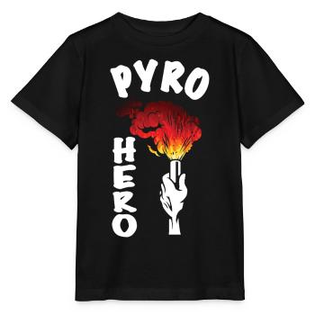 Pyro Hero Pyrotechnics Ultras Fanblock Fankurve - T-shirt bio MINI CREATOR Stanley/Stella Enfant - noir - Devant - Mikhail (115cm)