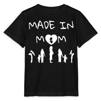 FABRIQUÉ EN MAMAN - T-shirt bio MINI CREATOR Stanley/Stella Enfant - noir - Devant - Mikhail (115cm)