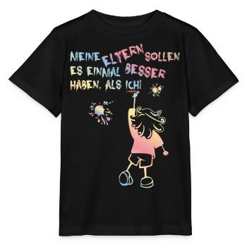 Enfants (Parents-Should-Have-It-Better-Edition) - T-shirt bio MINI CREATOR Stanley/Stella Enfant - noir - Devant - Mikhail (115cm)