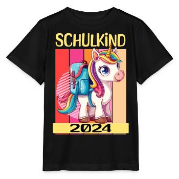 Écolier 2024 Licorne École Élève - T-shirt bio MINI CREATOR Stanley/Stella Enfant - noir - Devant - Mikhail (115cm)