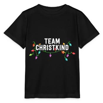 Team Christkind - Stanley/Stella Kinder T-Shirt MINI CREATOR  - Schwarz - Vorne - Mikhail (115cm)