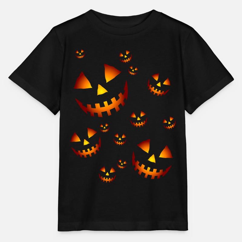 Pumpkins - Stanley/Stella MINI CREATOR Kids’ T-Shirt - black
