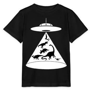 La sauvegarde des dinosaures - T-shirt bio MINI CREATOR Stanley/Stella Enfant - noir - Devant - Mikhail (115cm)