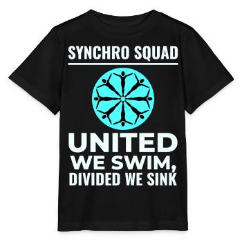 Vereint schwimmen wir geteilt wir versinken Synchro Squad - Stanley/Stella Kinder T-Shirt MINI CREATOR  - Schwarz - Vorne - Mikhail (115cm)