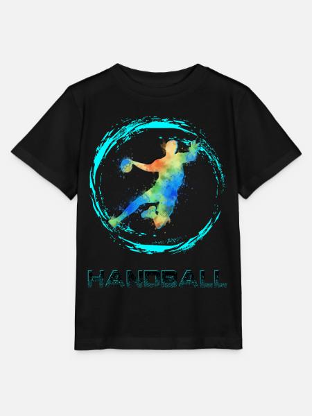Handball Sprungrbener - T-shirt bio MINI CREATOR Stanley/Stella Enfant - noir