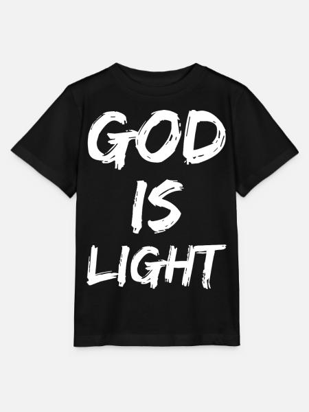 god is light - Stanley/Stella Kinder T-Shirt MINI CREATOR - Schwarz