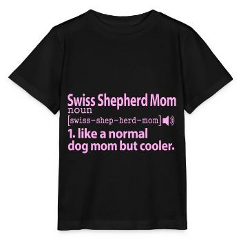 Blanc Blanc Berger Suisse Mama Rose - T-shirt bio MINI CREATOR Stanley/Stella Enfant - noir - Devant - Mikhail (115cm)