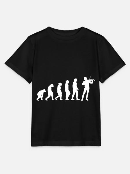 Evolution Geiger - Stanley/Stella Kinder T-Shirt MINI CREATOR  - Schwarz
