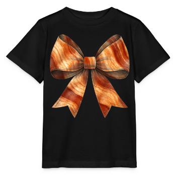 Coquette Bow Bacon Strips Schweinefleisch Mom - Stanley/Stella Kinder T-Shirt MINI CREATOR  - Schwarz - Vorne - Mikhail (115cm)