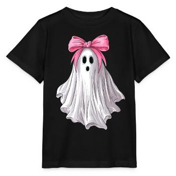 Noeud Coquet Ghost Ghost Spooky - T-shirt bio MINI CREATOR Stanley/Stella Enfant - noir - Devant - Mikhail (115cm)