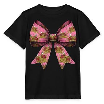 Arc Coquette Monstre Spaghetti Volant - T-shirt bio MINI CREATOR Stanley/Stella Enfant - noir - Devant - Mikhail (115cm)