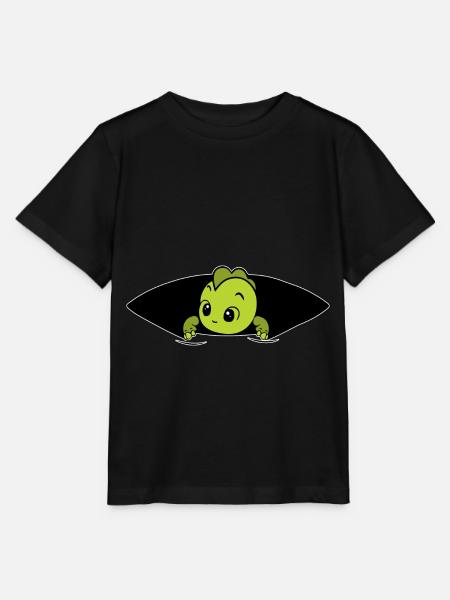 Baby dino - Stanley/Stella Kinder T-Shirt MINI CREATOR  - Schwarz