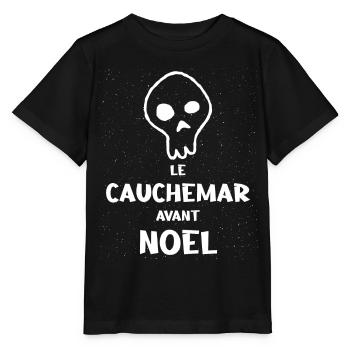 Le cauchemar avant le Noël - T-shirt bio MINI CREATOR Stanley/Stella Enfant - noir - Devant - Mikhail (115cm)