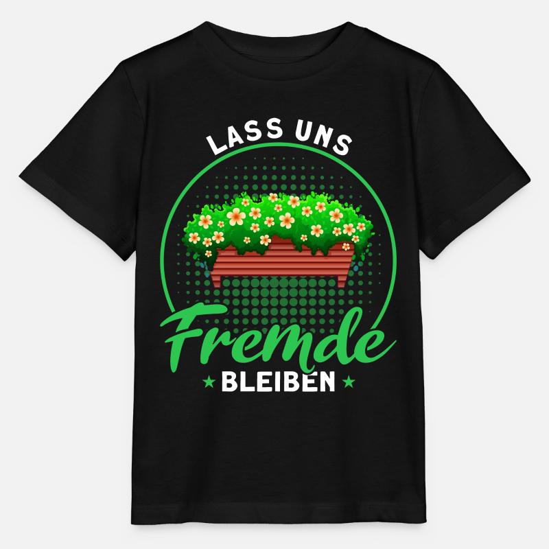 Lass Uns Fremde Bleiben Gärtner Geschenk - Stanley/Stella Kinder T-Shirt MINI CREATOR  - Schwarz