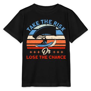 Kiteboarder Kitesurfer Kiten Kiteboard Geschenk - Stanley/Stella Kinder T-Shirt MINI CREATOR  - Schwarz - Vorne - Mikhail (115cm)