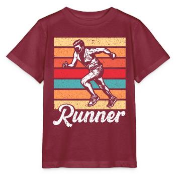 Jogging Running Jogger Cadeau - T-shirt bio MINI CREATOR Stanley/Stella Enfant - bordeaux - Devant - Kain (125cm)