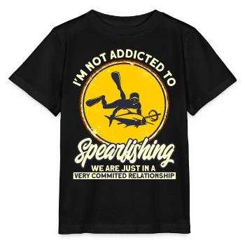 Spearfisher Very committed spear relationship - Stanley/Stella MINI CREATOR Kids’ T-Shirt - black - Front - Mikhail (115cm)