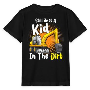 Schweres Gerät Bediener Bauarbeiter Geschenk - Stanley/Stella Kinder T-Shirt MINI CREATOR  - Schwarz - Vorne - Mikhail (115cm)