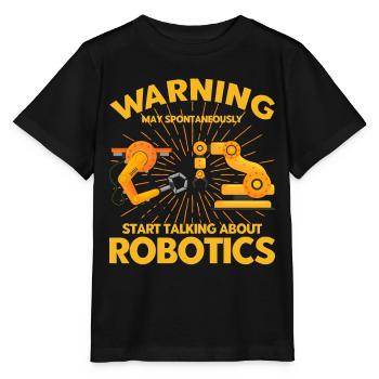 Technologie Robotique Ingénieur Ingénieur Enseignant - T-shirt bio MINI CREATOR Stanley/Stella Enfant - noir - Devant - Mikhail (115cm)