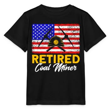 Mines souterraines Mineurs Mineurs de charbon - T-shirt bio MINI CREATOR Stanley/Stella Enfant - noir - Devant - Mikhail (115cm)