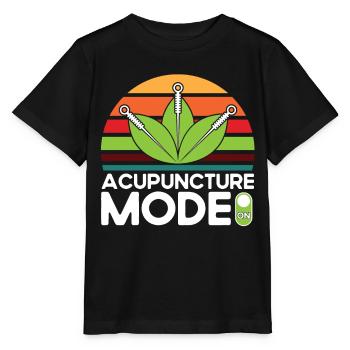 Médecine chinoise Acupuncturiste Alternatif Medizi - T-shirt bio MINI CREATOR Stanley/Stella Enfant - noir - Devant - Mikhail (115cm)