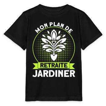 Gartenarbeit Gärtner Schrebergarten Geschenk - Stanley/Stella Kinder T-Shirt MINI CREATOR  - Schwarz - Vorne - Mikhail (115cm)