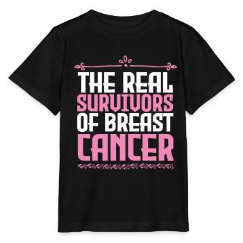 Survivants du cancer du sein - T-shirt bio MINI CREATOR Stanley/Stella Enfant - noir - Devant - Mikhail (115cm)