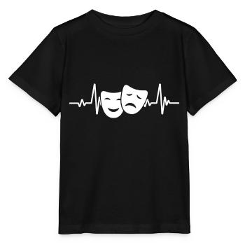 Theaterdrama Heartbeat Theaterschule Lehrer - Stanley/Stella Kinder T-Shirt MINI CREATOR  - Schwarz - Vorne - Mikhail (115cm)