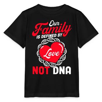 Adoption Foster Parents Adoptive Parents Gift - Stanley/Stella MINI CREATOR Kids’ T-Shirt - black - Front - Mikhail (115cm)