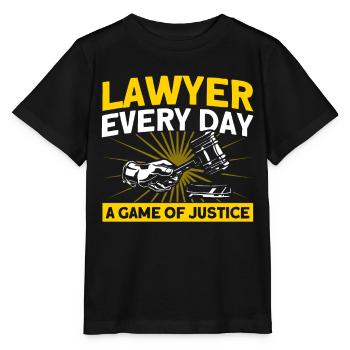 Lawyer Lawyer Lawyer of Law Gift - Stanley/Stella MINI CREATOR Kids’ T-Shirt - black - Front - Mikhail (115cm)