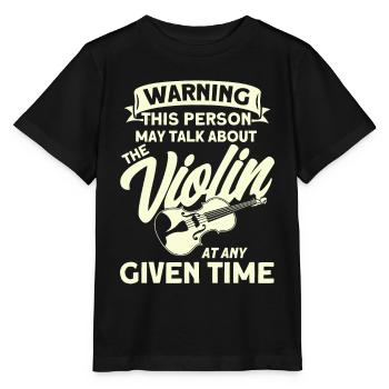 Violinist Orchestra-Violinist Violinist Gesche - Stanley/Stella MINI CREATOR Kids’ T-Shirt - black - Front - Mikhail (115cm)
