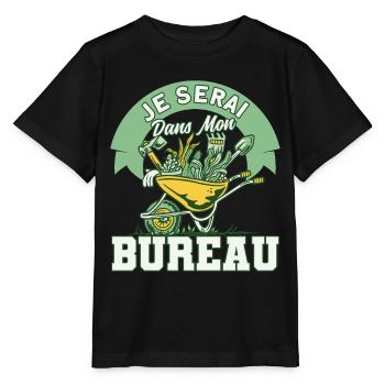Schrebergarten Garten Gartenarbeit Geschenk - Stanley/Stella Kinder T-Shirt MINI CREATOR  - Schwarz - Vorne - Mikhail (115cm)