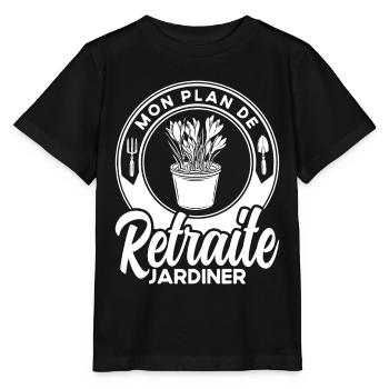Gartenarbeit Gärtner Schrebergarten Geschenk - Stanley/Stella Kinder T-Shirt MINI CREATOR  - Schwarz - Vorne - Mikhail (115cm)