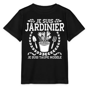 Schrebergarten Gartenarbeit Garten Geschenk - Stanley/Stella Kinder T-Shirt MINI CREATOR  - Schwarz - Vorne - Mikhail (115cm)