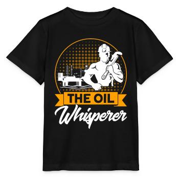 Arbeiten im Fracking Gas Arbeiter Ölfeld Arbeiter - Stanley/Stella Kinder T-Shirt MINI CREATOR  - Schwarz - Vorne - Mikhail (115cm)