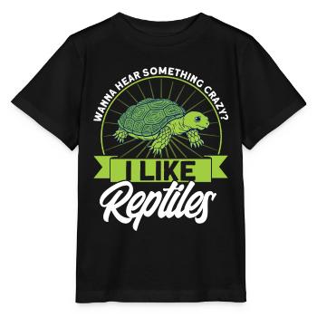 Reptile Lizards Reptile Lovers Gift - T-shirt bio MINI CREATOR Stanley/Stella Enfant - noir - Devant - Mikhail (115cm)