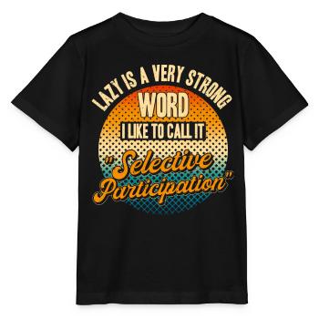 Sarcasm Black Humor Irony Gift - Stanley/Stella MINI CREATOR Kids’ T-Shirt - black - Front - Mikhail (115cm)