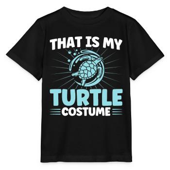 Sea turtles Sea turtle Turtle G - Stanley/Stella MINI CREATOR Kids’ T-Shirt - black - Front - Mikhail (115cm)