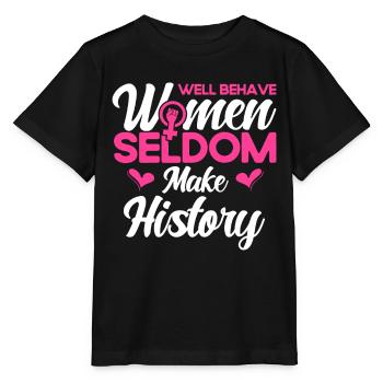 Droits des femmes Autonomisation féministe - T-shirt bio MINI CREATOR Stanley/Stella Enfant - noir - Devant - Mikhail (115cm)