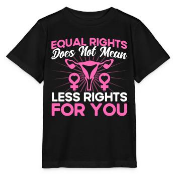 Feminismus Feministisch Gleichberechtigung der Ges - Stanley/Stella Kinder T-Shirt MINI CREATOR  - Schwarz - Vorne - Mikhail (115cm)