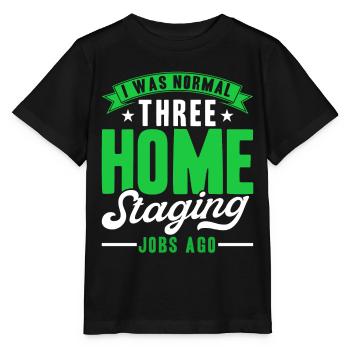 Haus Einrichtung Hausvorstellung Innenarchitekt Ge - Stanley/Stella Kinder T-Shirt MINI CREATOR  - Schwarz - Vorne - Mikhail (115cm)