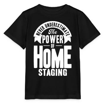 Innenarchitekt Inneneinrichtung Haus Einrichtung G - Stanley/Stella Kinder T-Shirt MINI CREATOR  - Schwarz - Vorne - Mikhail (115cm)