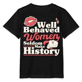 Droits des femmes Autonomisation féministe - T-shirt bio MINI CREATOR Stanley/Stella Enfant - noir - Devant - Mikhail (115cm)