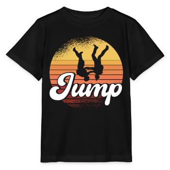 Skydive Skydiving Skydiver Gift - Stanley/Stella MINI CREATOR Kids’ T-Shirt - black - Front - Mikhail (115cm)