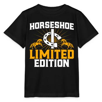 Horseshoe Throwing Horseshoe Throwing Game Horseshoe Throwing - Stanley/Stella MINI CREATOR Kids’ T-Shirt - black - Front - Mikhail (115cm)